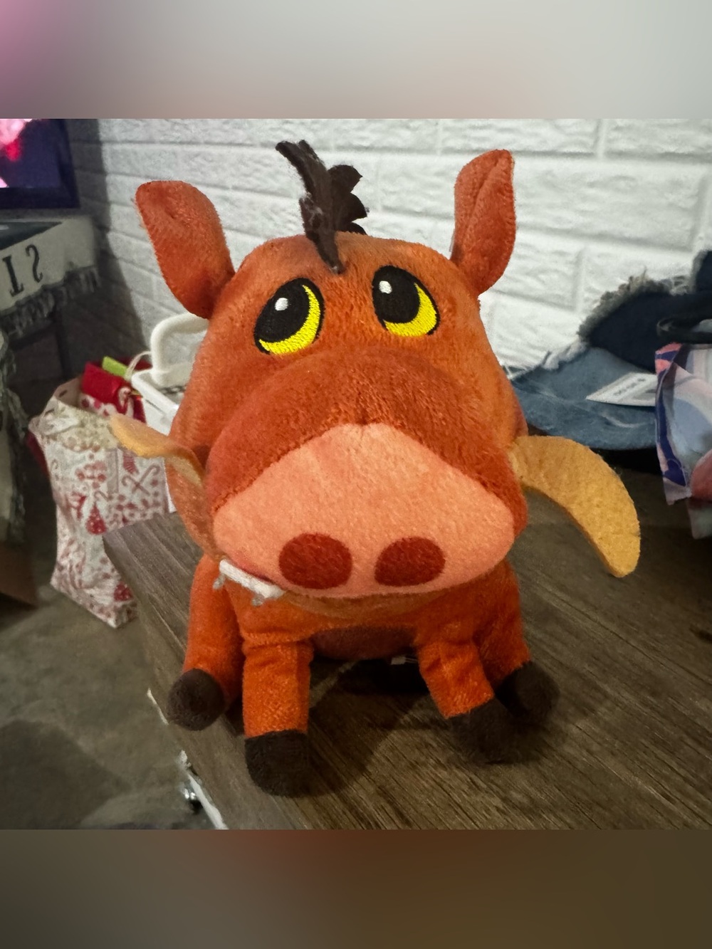 Disney Lion King Pumbaa 8" Plush Soft Stuffed Animal Toy by Just Play